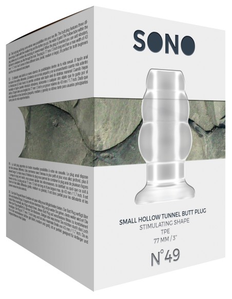 Plug Hollow Sono N°49 - 6.5 x 4.3 cm Transparent