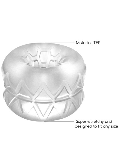 Anneau de masturbation Réversible Textured Sono n°92 Anneau de masturbation Réversible Textured Sono n°92