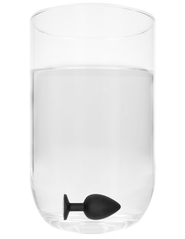 Plug anal silicone SELF MOTION 8 x 4 cm noir