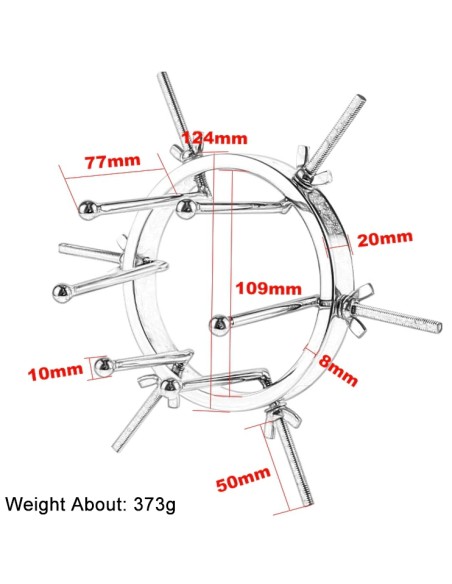 Écarteur anal en métal 9.5cm Écarteur anal en métal 9.5cm