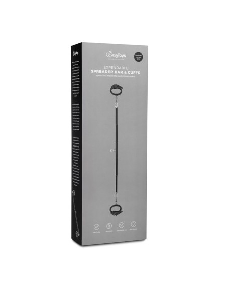 Barre ajustable en métal avec Menottes Barre ajustable en métal avec Menottes