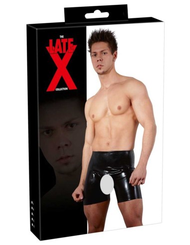 Short en latex avec Ouverture