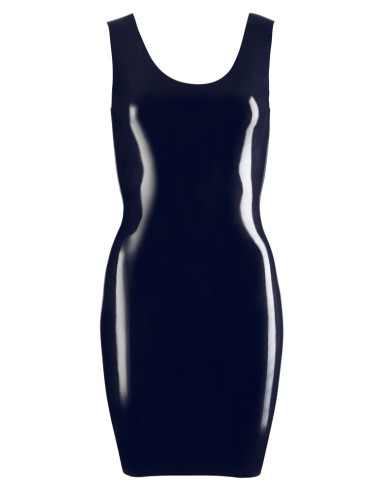Robe wetlook Latex Irina - Noir