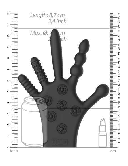 Gant texturé Silicone Fist It - Fist Anal - 3