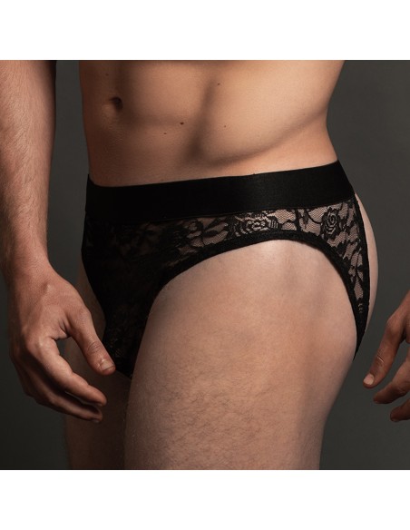 Bottomless lace Dentelle Noir