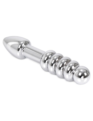 Plug double en métal Rounded 17 x 3.5 cm