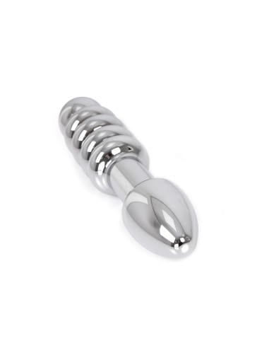 Plug double en métal Rounded 17 x 3.5 cm