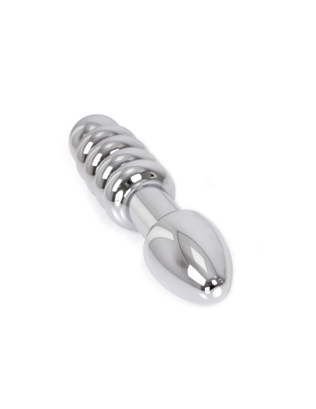 Plug double en métal Rounded 17 x 3.5 cm