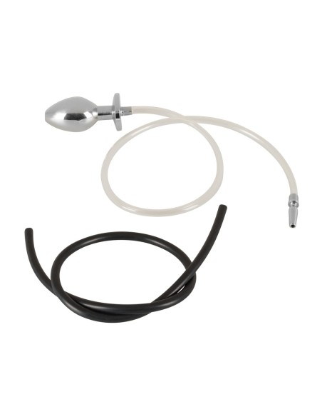 Plug Penis avec plug anal pour jeu Uro