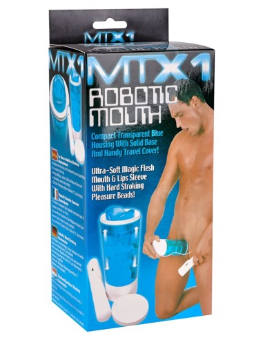Masturbateur automatique MTX1 Ice Blue Entrée Bouche