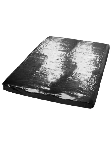 Drap housse en Vinyle Orgy Sheet 220 x 220 cm Noir Drap housse en Vinyle Orgy Sheet 220 x 220 cm Noir