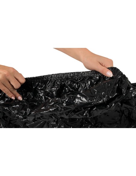 Drap housse en Vinyle Orgy Sheet 220 x 220 cm Noir Drap housse en Vinyle Orgy Sheet 220 x 220 cm Noir