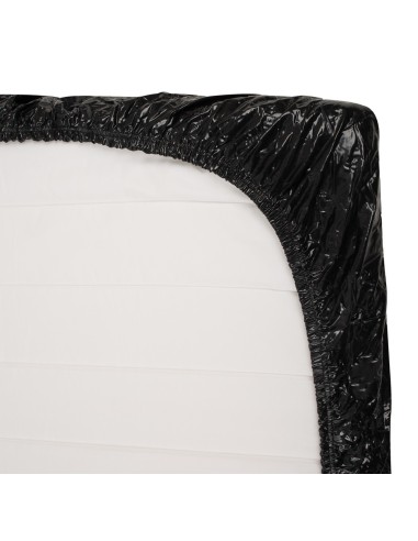 Drap housse en Vinyle Orgy Sheet 220 x 220 cm Noir