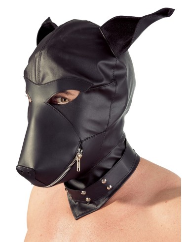 Cagoule Dog Fetish Simili noir