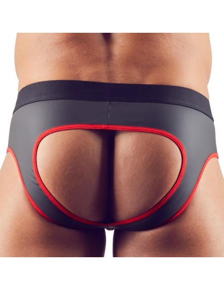 Jockstrap Joy Zip Noir-Rouge Jockstrap Joy Zip Noir-Rouge