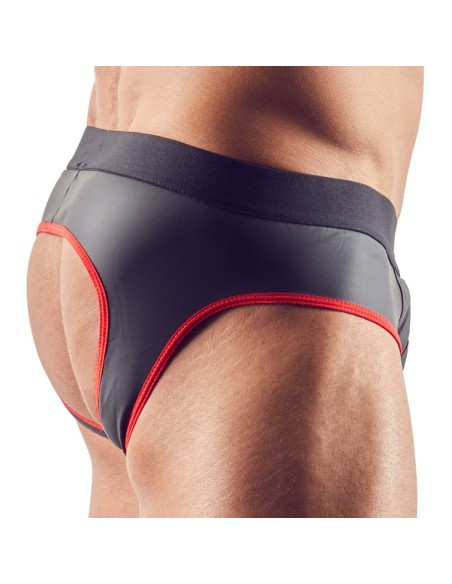 Jockstrap Joy Zip Noir-Rouge Jockstrap Joy Zip Noir-Rouge