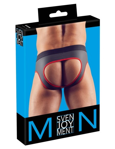 Jockstrap Joy Zip Noir-Rouge