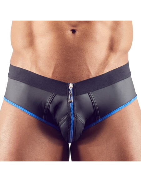 Jockstrap Joy Zip Noir-Bleu Jockstrap Joy Zip Noir-Bleu
