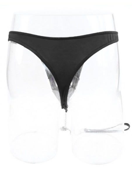 String en simili avec laisse