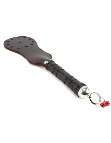 Paddle en simili Star noir-rouge 35cm