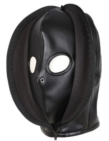 Cagoule Double Layer Simili noire