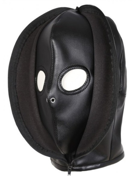 Cagoule Double Layer Simili noire