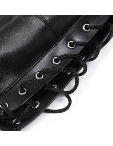 Cagoule Double Layer Simili noire