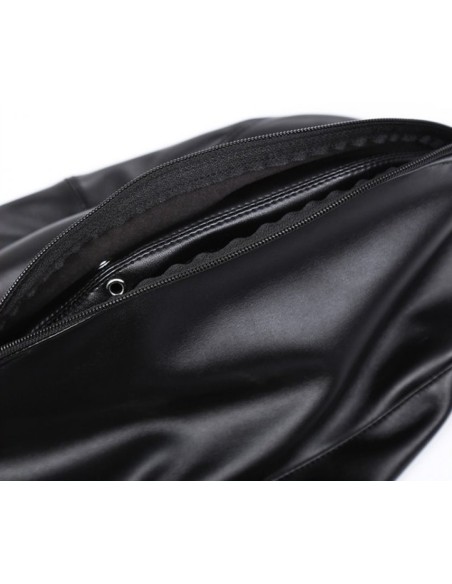 Cagoule Double Layer Simili noire