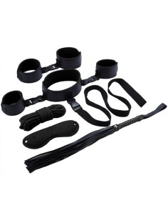 Kit Bondage Néoprène 6 pièces