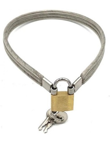 Collier en métal Slave Lock avec Cadeans