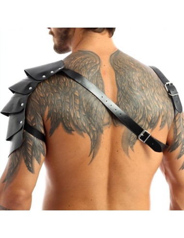 Harnais avec Épaule Écailles One Armor Simili noir