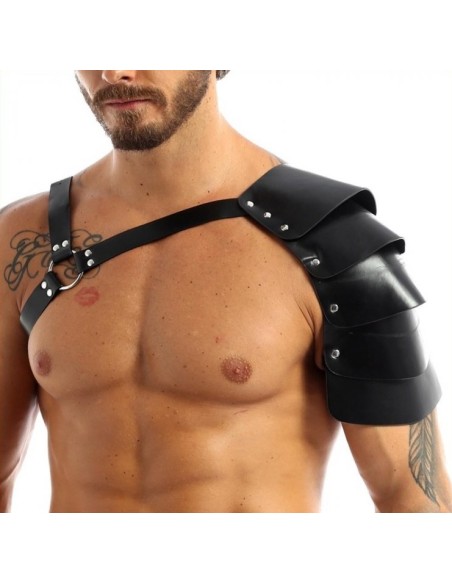 Harnais avec Épaule Écailles One Armor Simili noir
