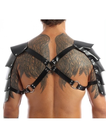 Harnais avec Épaules Armors Simili noir