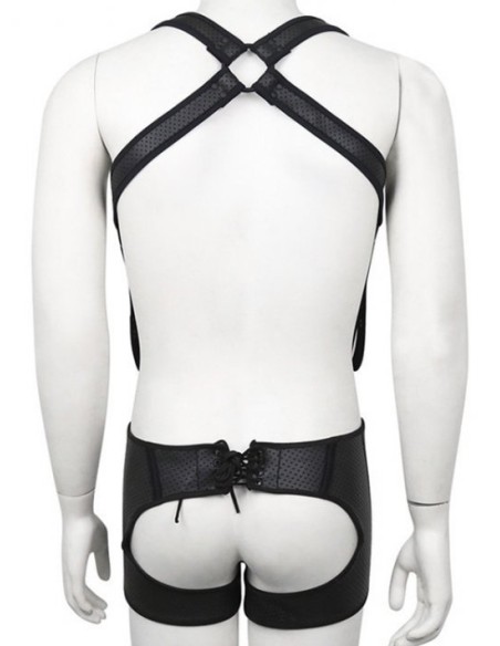 Jock boxer et Harnais en néoprène