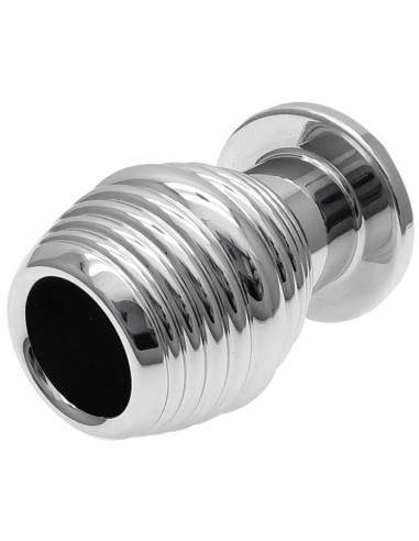 Plug Tunnel en métal Thread Hollow S 6 x 4 cm