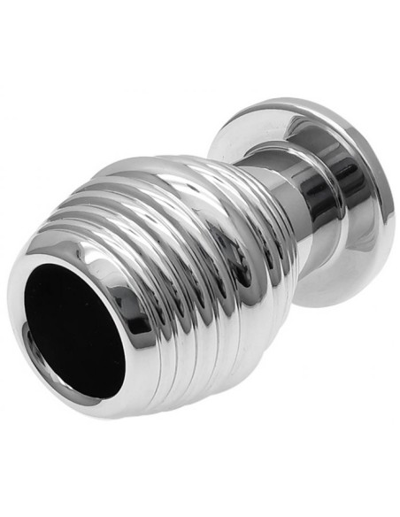 Plug Tunnel en métal Thread Hollow S 6 x 4 cm
