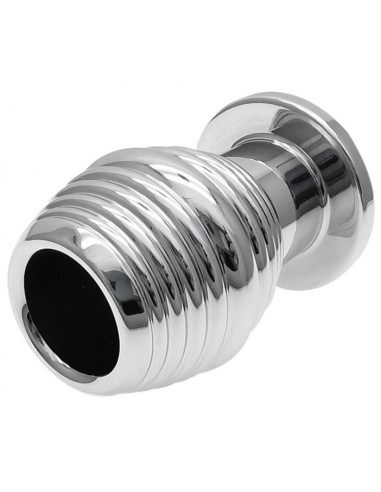 Plug Tunnel en métal Thread Hollow L 7 x 4.8cm