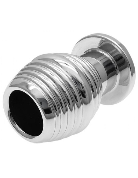 Plug Tunnel en métal Thread Hollow L 7 x 4.8cm