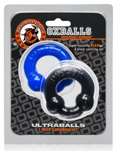 Pack Cockrings Ultraballs Oxballs Noir-Bleu