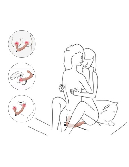 Gode Strap-On IJOY Strapless 17 x 3.5 cm