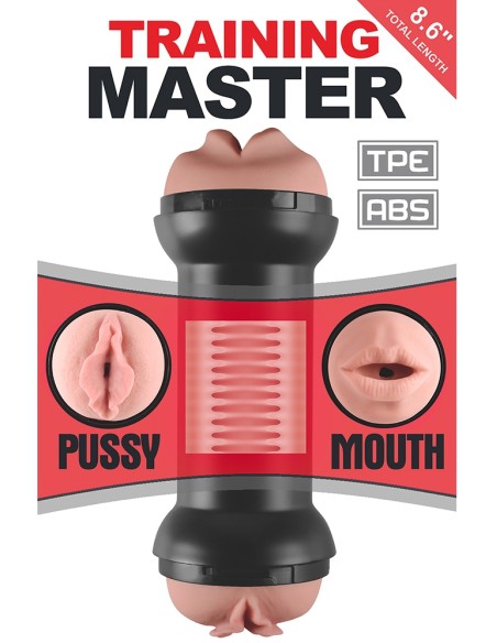 Masturbateur Double Side Vagin - Bouche Masturbateur Double Side Vagin - Bouche