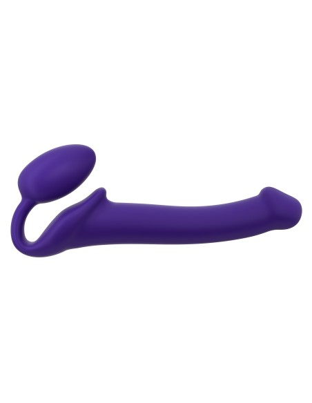 Gode + plug STRAP-ON-ME Bendable M 16 x 4 cm Violet Gode + plug STRAP-ON-ME Bendable M 16 x 4 cm Violet