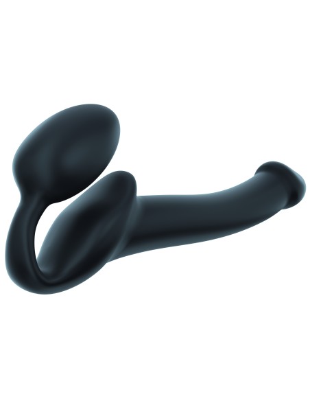 Gode + plug Strap-On-Me Beandable S 15 x 3.5 cm Noir - Sans Harnais - 3