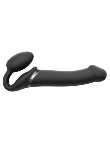 Gode Vibrant Strap-On 3 Moteurs L 16 x 3.7 cm Noir - Sans Harnais - 3