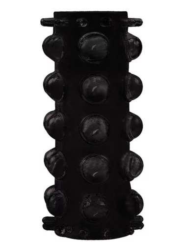 Etuis Texture Relief pour pénis Noir - Gaine Pénis - 2