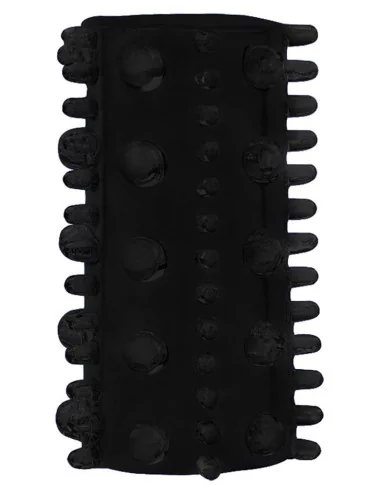Etuis Texture Relief pour pénis Noir - Gaine Pénis - 4