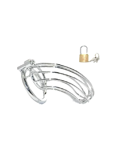 Cage de Chastete en métal Grille 12 x 3.5cm