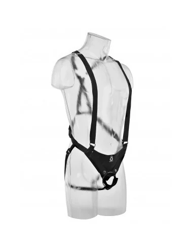 Gode ceinture suspension Hollow Strap Flesh 22 x 6.5 cm