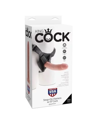 Gode Ceinture Strap-On King Cock 20.3 x 4.6cm