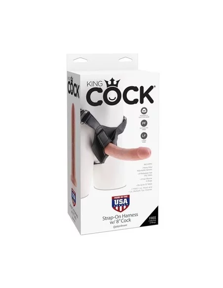 Gode Ceinture Strap-On King Cock 20.3 x 4.6cm Gode Ceinture Strap-On King Cock 20.3 x 4.6cm